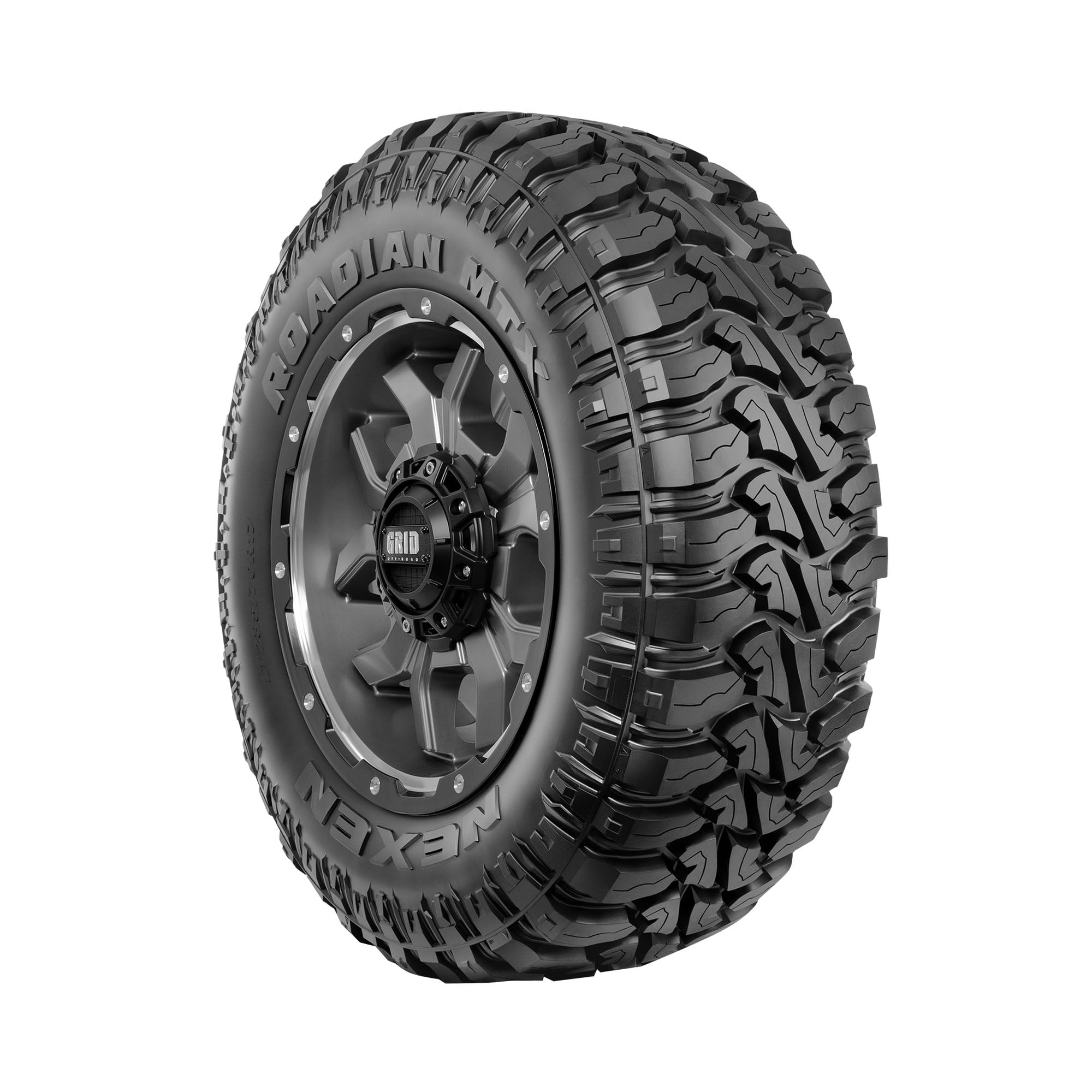 Nexen Roadian MTX RM7 Mud Terrain Tire - LT265/75R16 123Q LRE 10PLY Rated Fits: 2000-02 Dodge Ram 2500 Base, 2013-14 Toyota FJ Cruiser Base