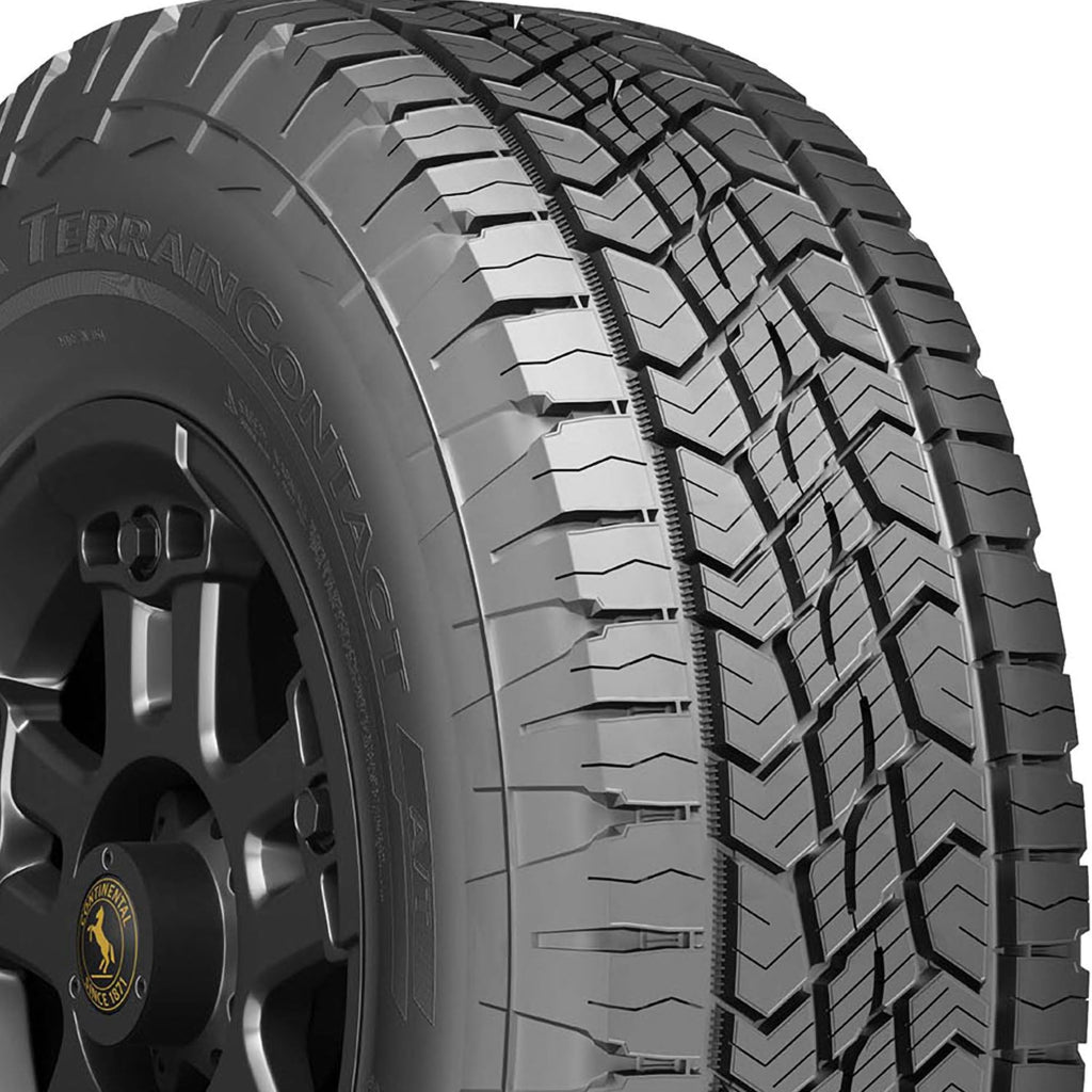 Continental Terrain Contact A/T 265/70R17 121 S Tire Fits: 2014-18 Chevrolet Silverado 1500 WT, 2010-21 GMC Sierra 1500 SLE