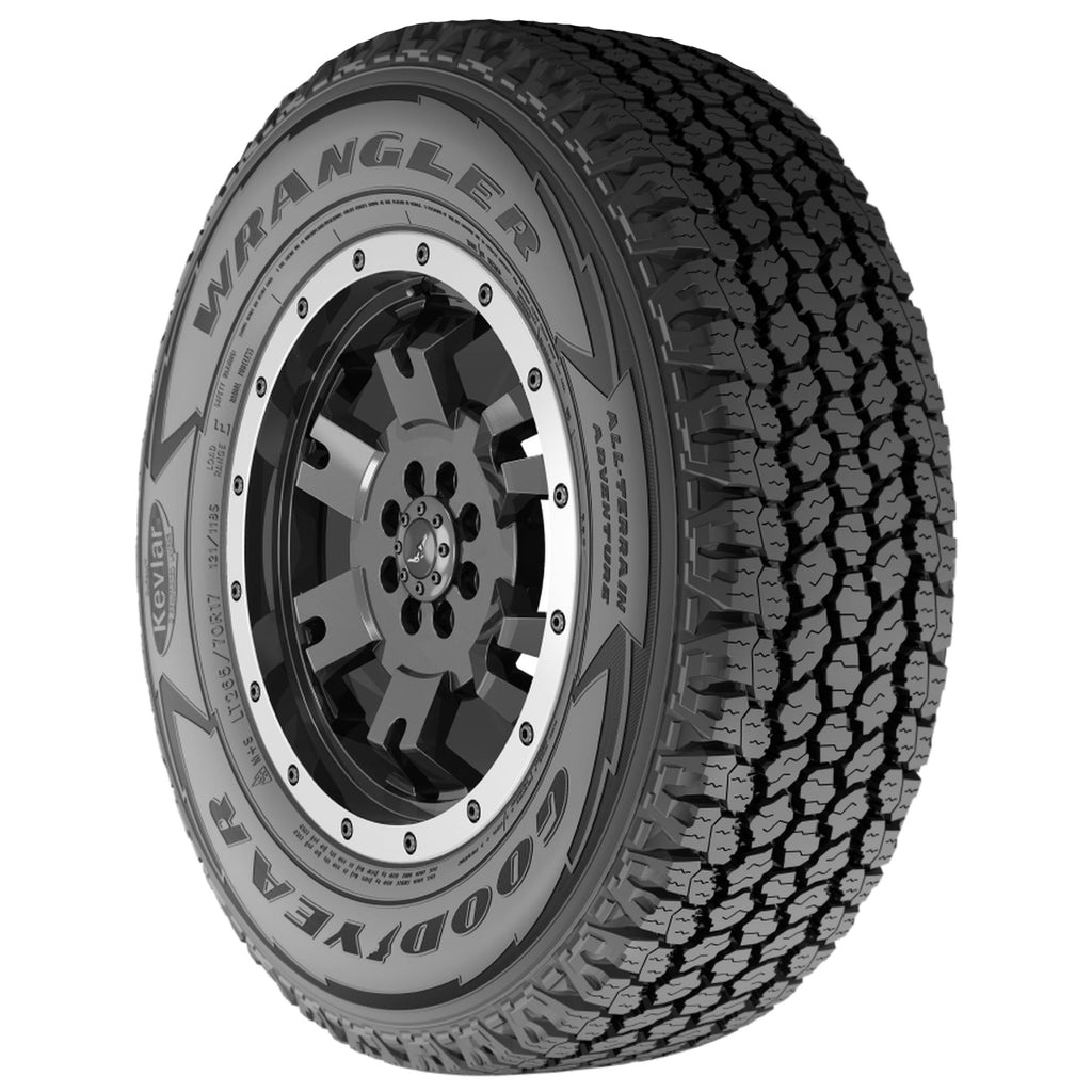 Goodyear Wrangler All-Terrain Adventure with Kevlar All Terrain LT275/70R18 125R E Light Truck Tire