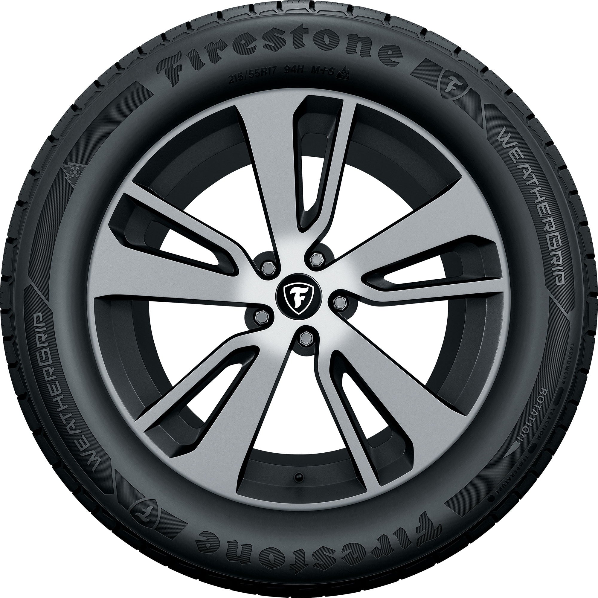 Firestone Weathergrip All Weather 195/65R15 91H Passenger Tire
