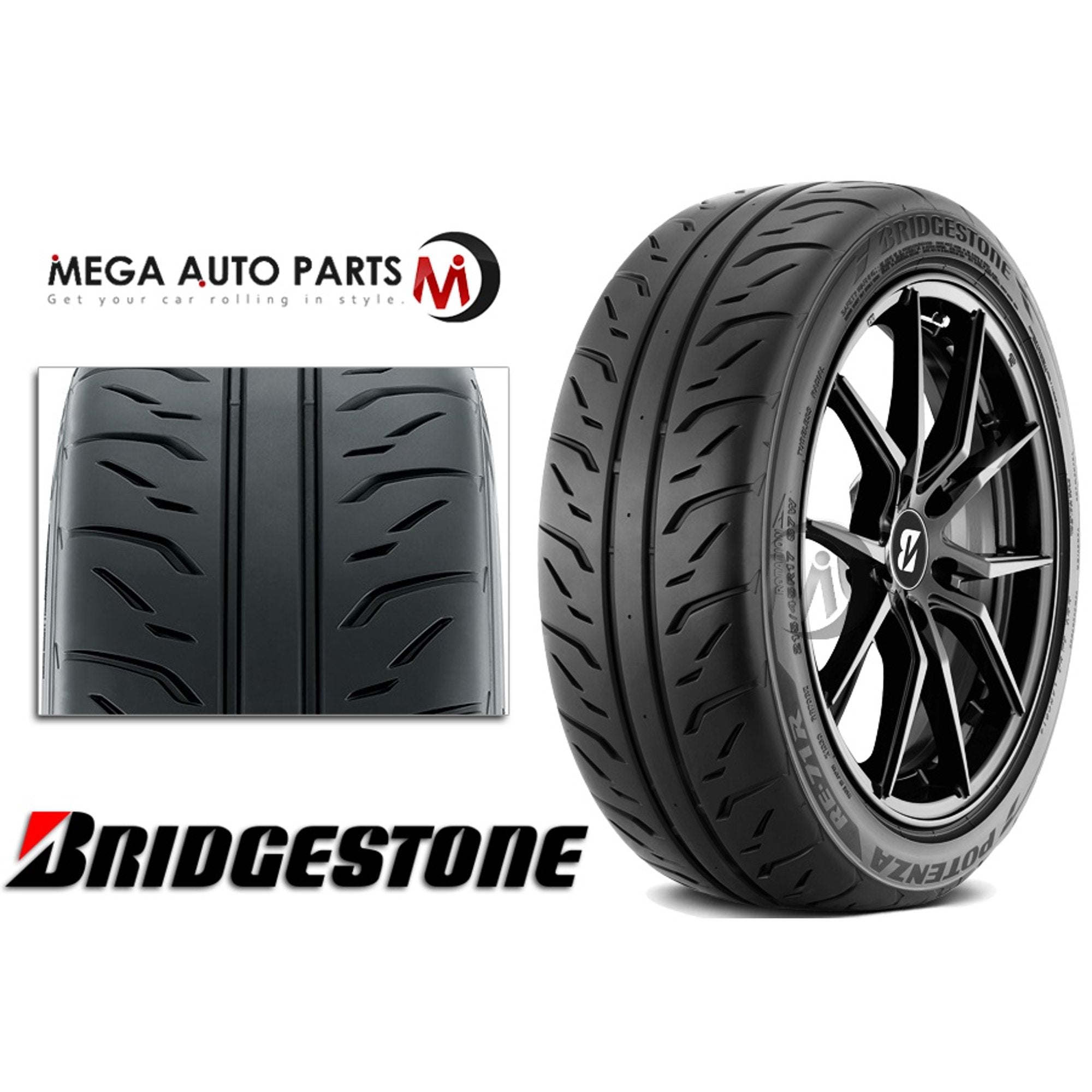 Bridgestone Potenza RE-71R 225/45R18 95W XL Ultra High Performance Summer Tire