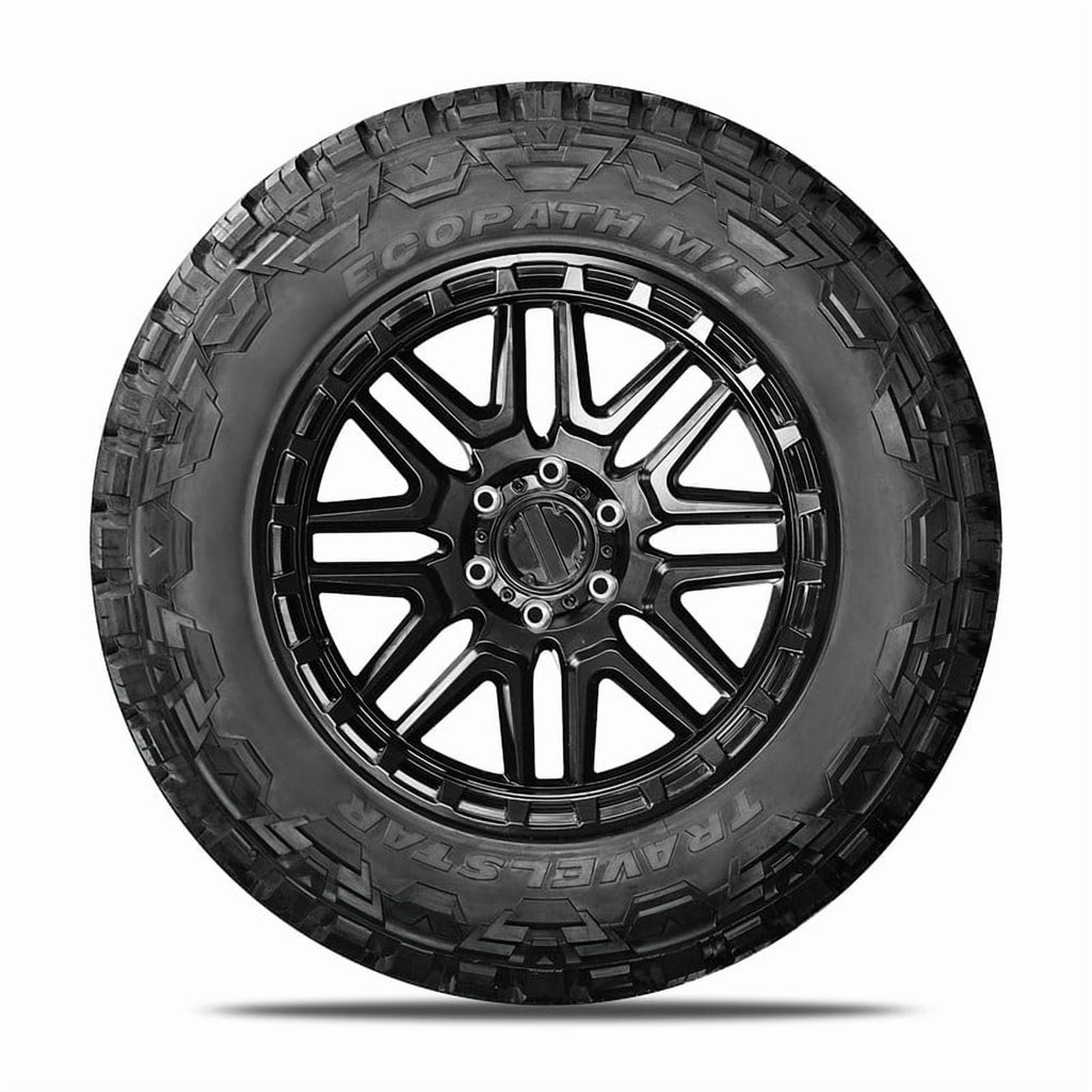 Travelstar Ecopath M/T Mud Terrain LT35X12.50R20 121Q Load Range E SUV Light Truck Tire 35/12.50/20(Tire Only)