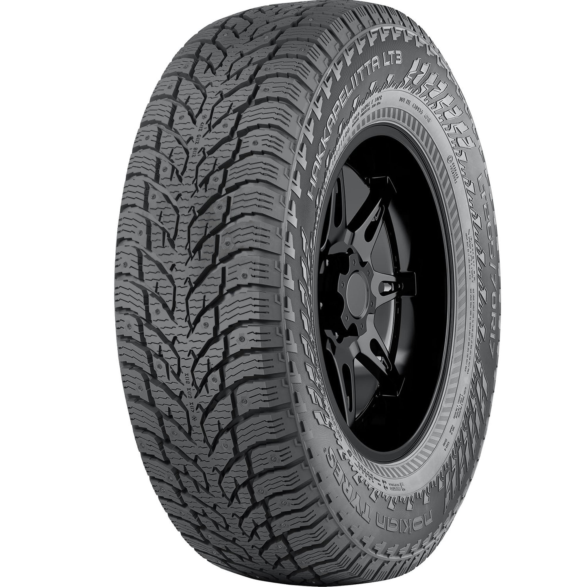 Nokian Hakkapeliitta LT 3 Studded Winter LT245/75R17 121/118Q E Light Truck Tire