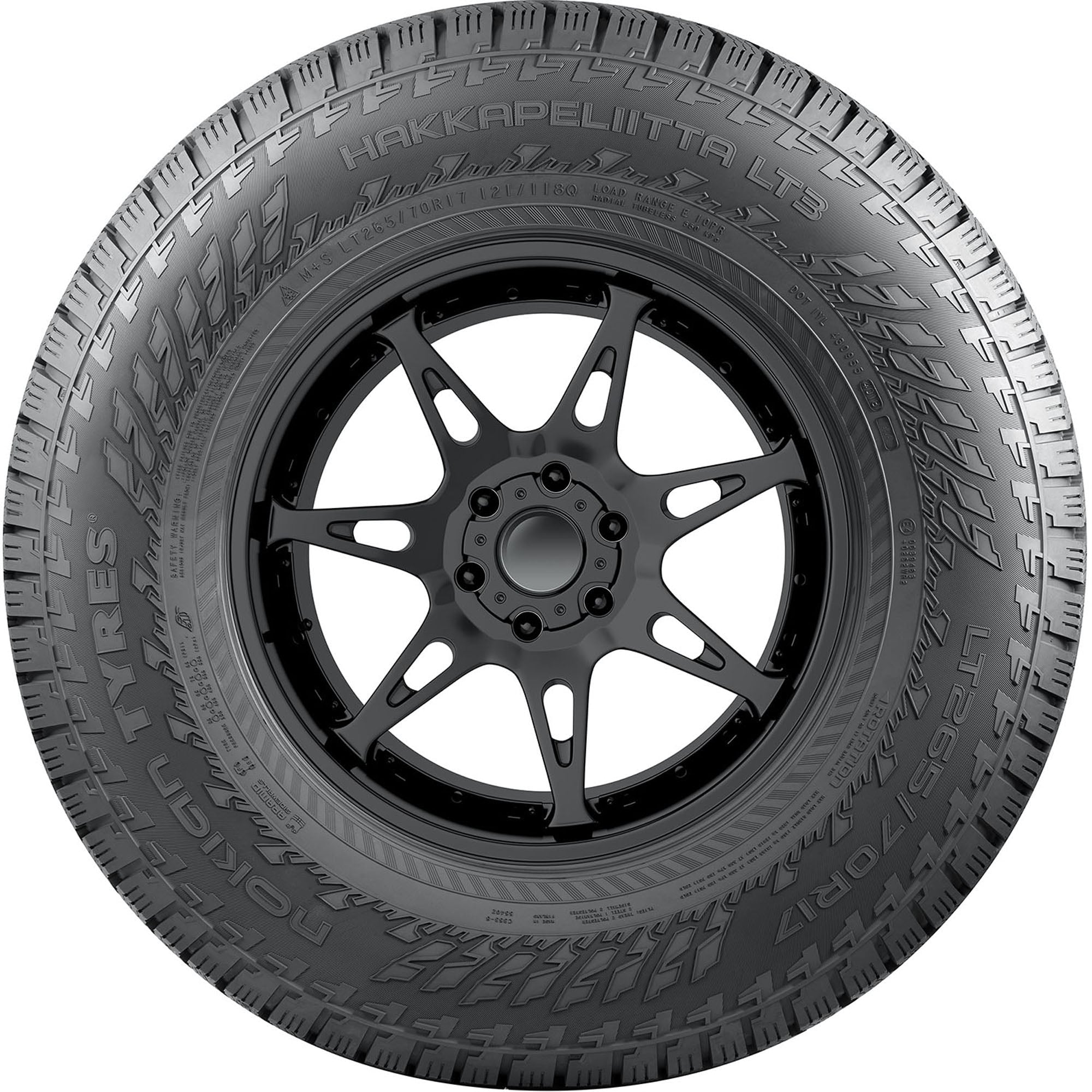 Nokian Hakkapeliitta LT 3 Studded Winter LT245/75R17 121/118Q E Light Truck Tire