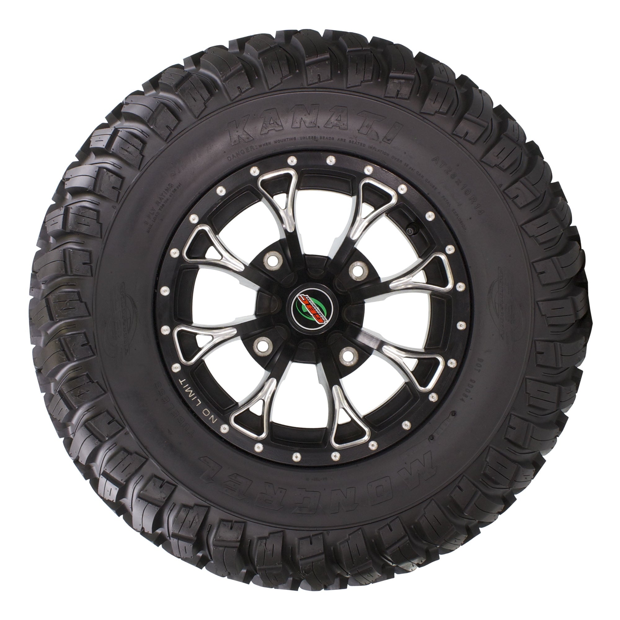 Kanati Tires Kanati Mongrel 28X10R15 E ATV/UTV Tire