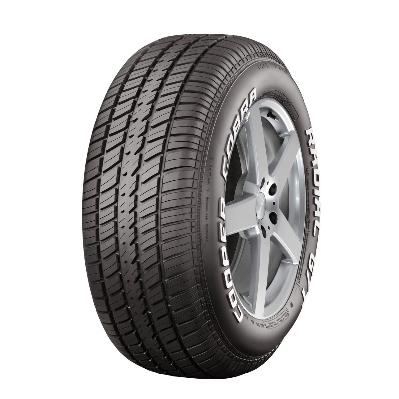Cooper Cobra Radial G/T 215/70R15 97 T Tire Fits: 2005-15 Toyota Tacoma Base, 2000-05 Buick LeSabre Custom