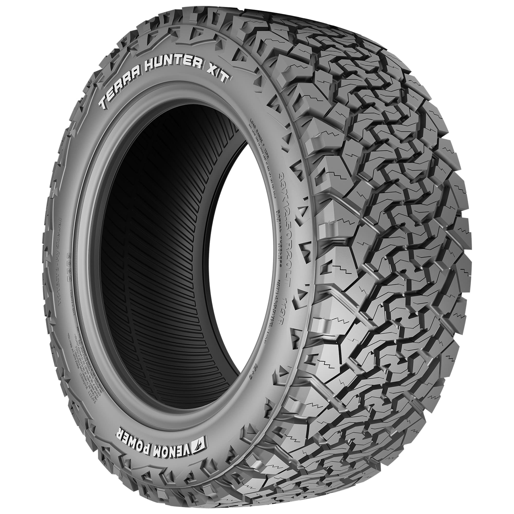 Venom Power Terra Hunter X/T Rugged Terrain LT33X12.50R18 122R F Light Truck Tire