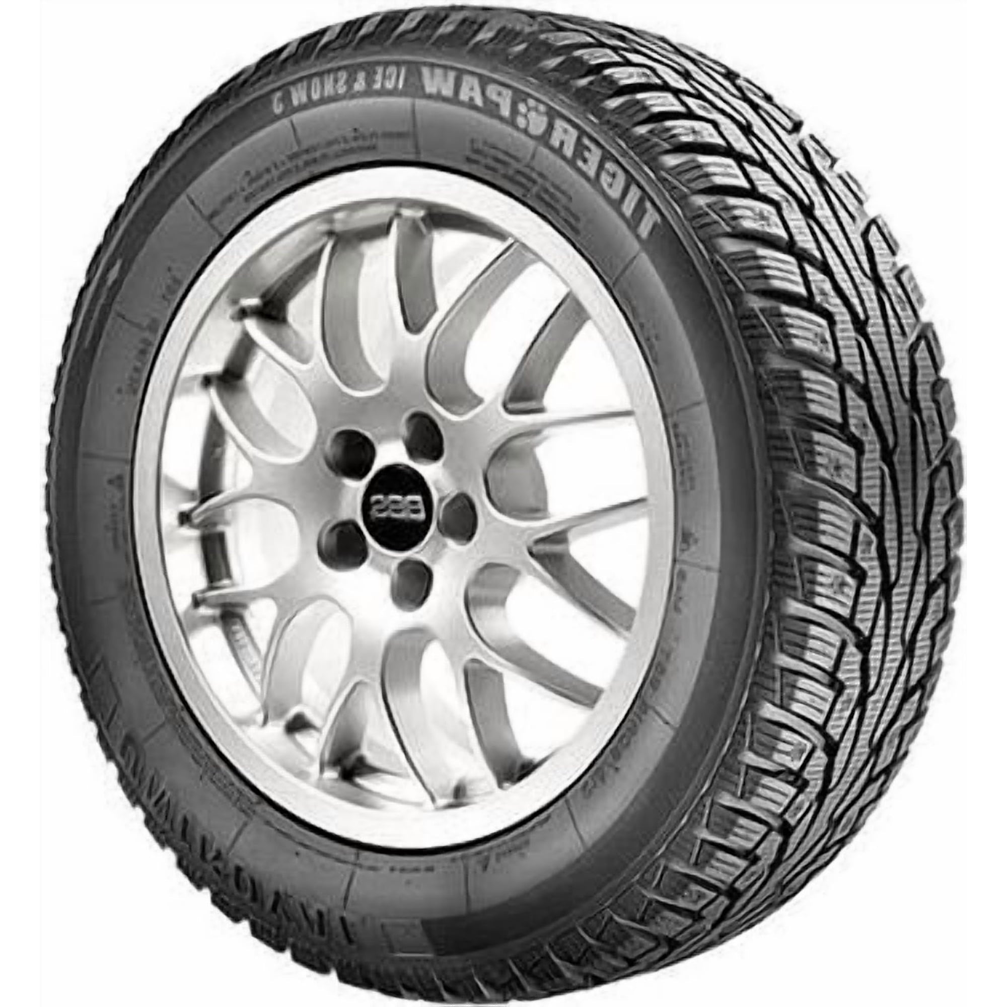 Uniroyal Tiger Paw Ice & Snow 3 215/55R16 93T Fits: 2013-18 Ford Focus SE, 2016-18 Honda Civic LX-P