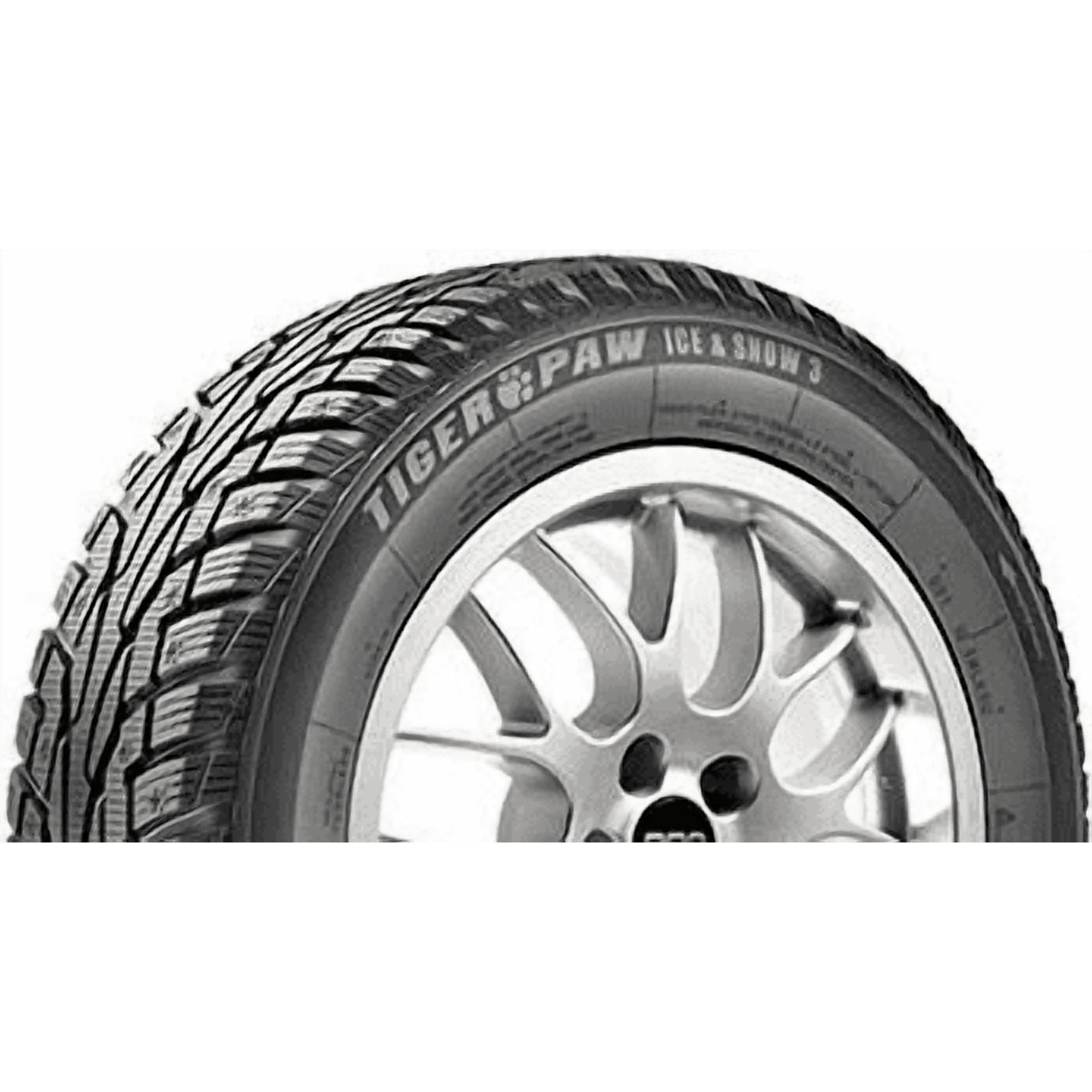 Uniroyal Tiger Paw Ice & Snow 3 215/55R16 93T Fits: 2013-18 Ford Focus SE, 2016-18 Honda Civic LX-P
