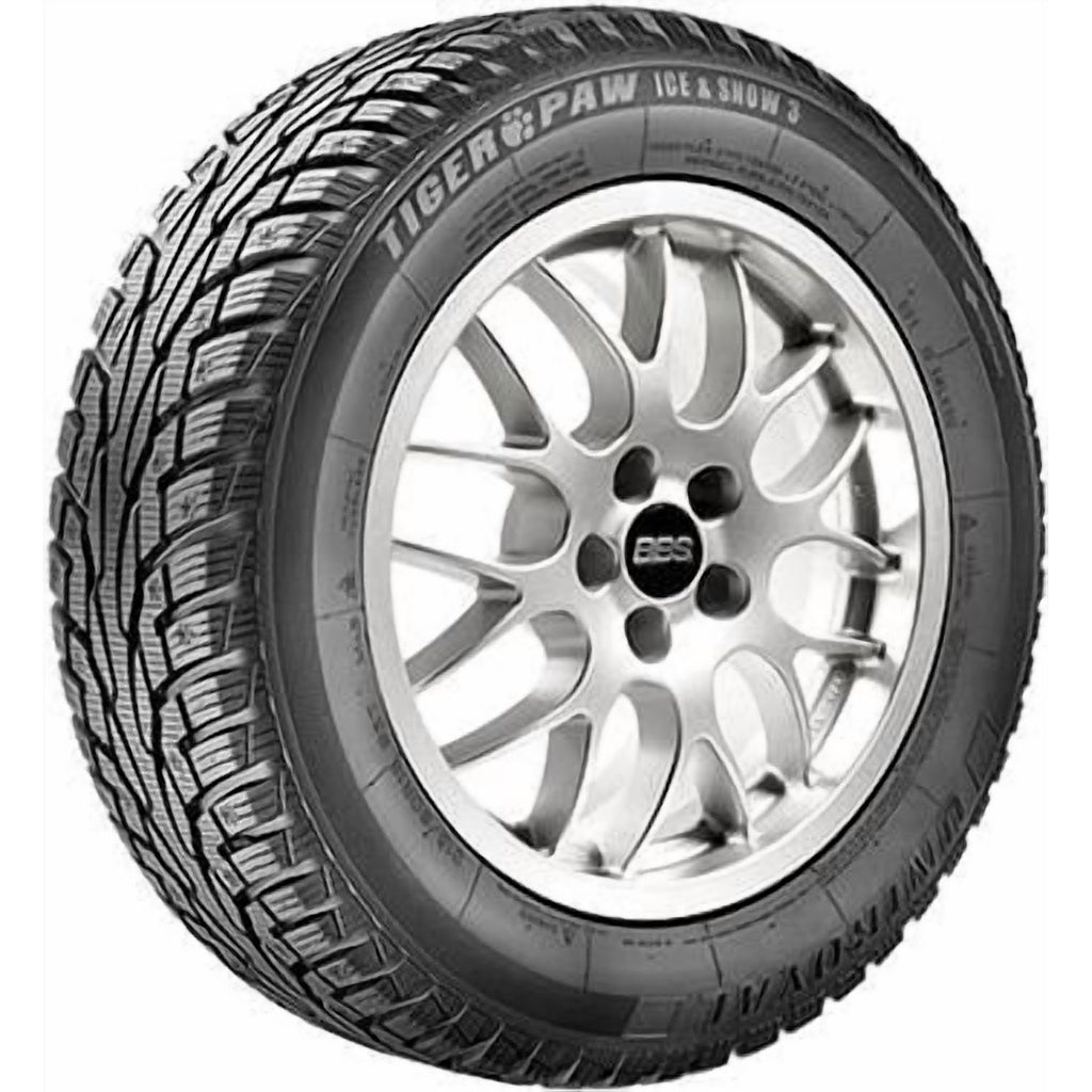 Uniroyal Tiger Paw Ice & Snow 3 215/55R16 93T Fits: 2013-18 Ford Focus SE, 2016-18 Honda Civic LX-P