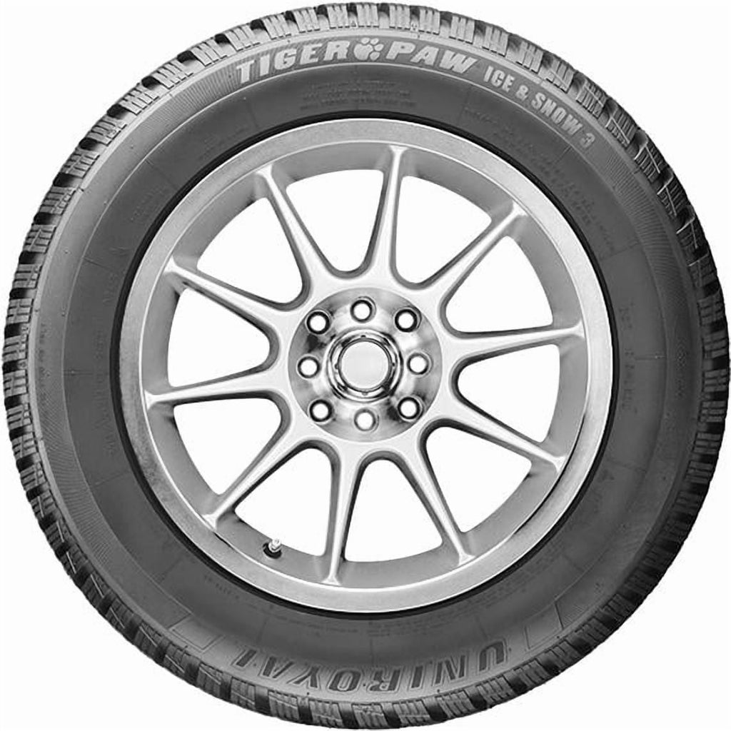 Uniroyal Tiger Paw Ice & Snow 3 215/55R16 93T Fits: 2013-18 Ford Focus SE, 2016-18 Honda Civic LX-P
