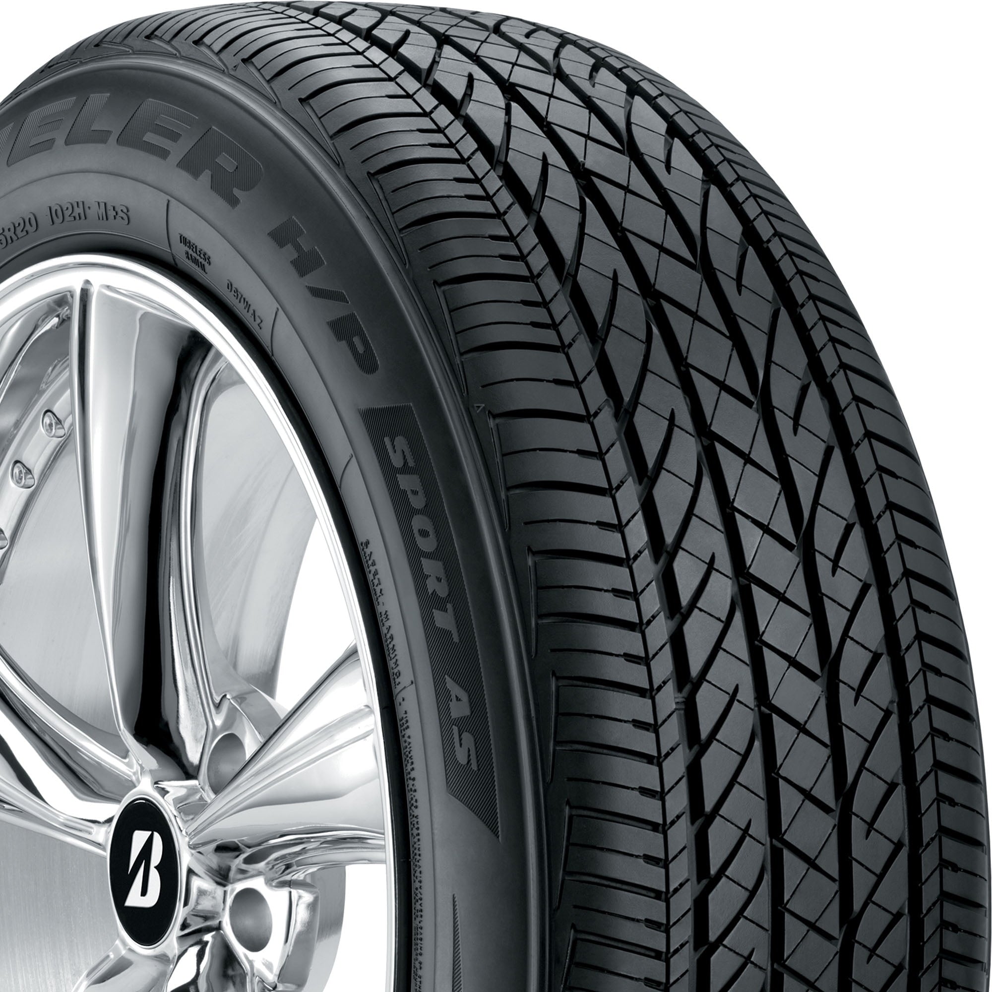 Bridgestone Dueler H/P Sport AS All Season 245/50R19 105H XL Passenger Tire Fits: 2023 BMW X4 M40i, 2023 BMW 740i Base
