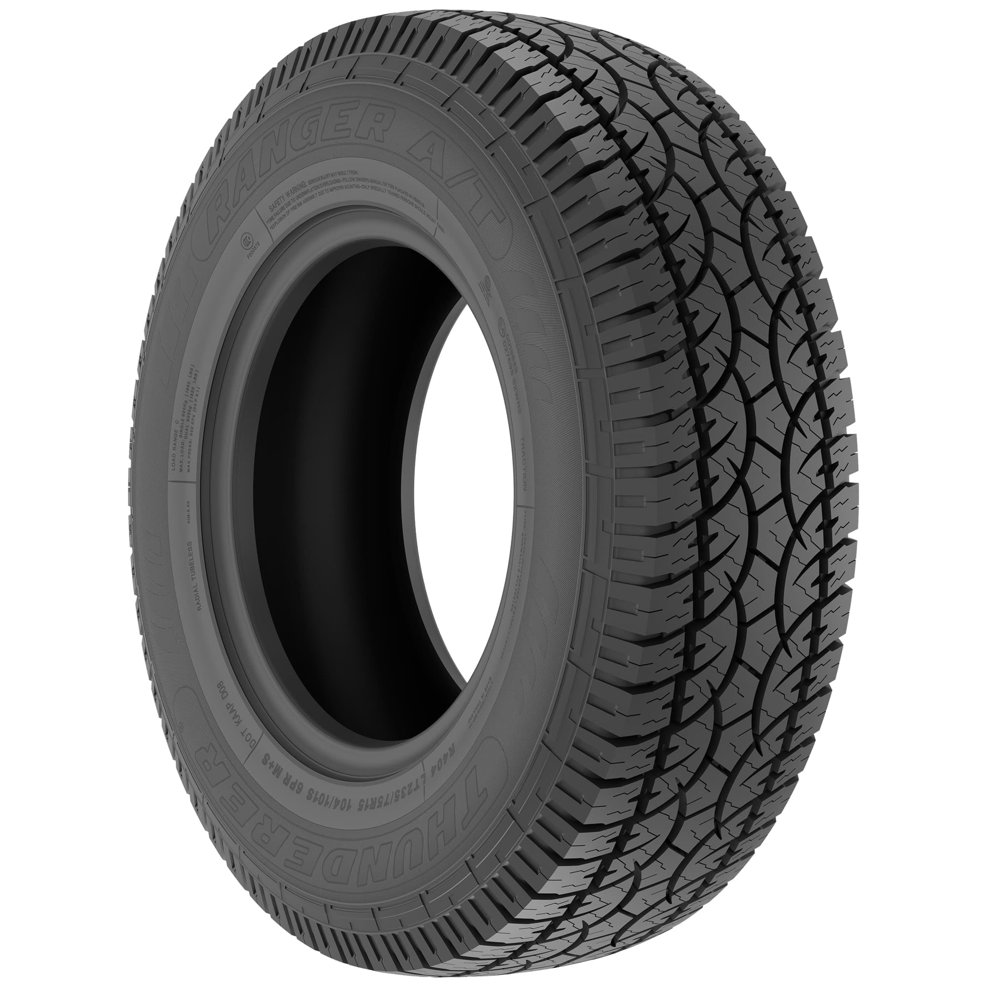 Thunderer Ranger A/T R404 All Terrain LT35X12.50R17 121S E Light Truck Tire