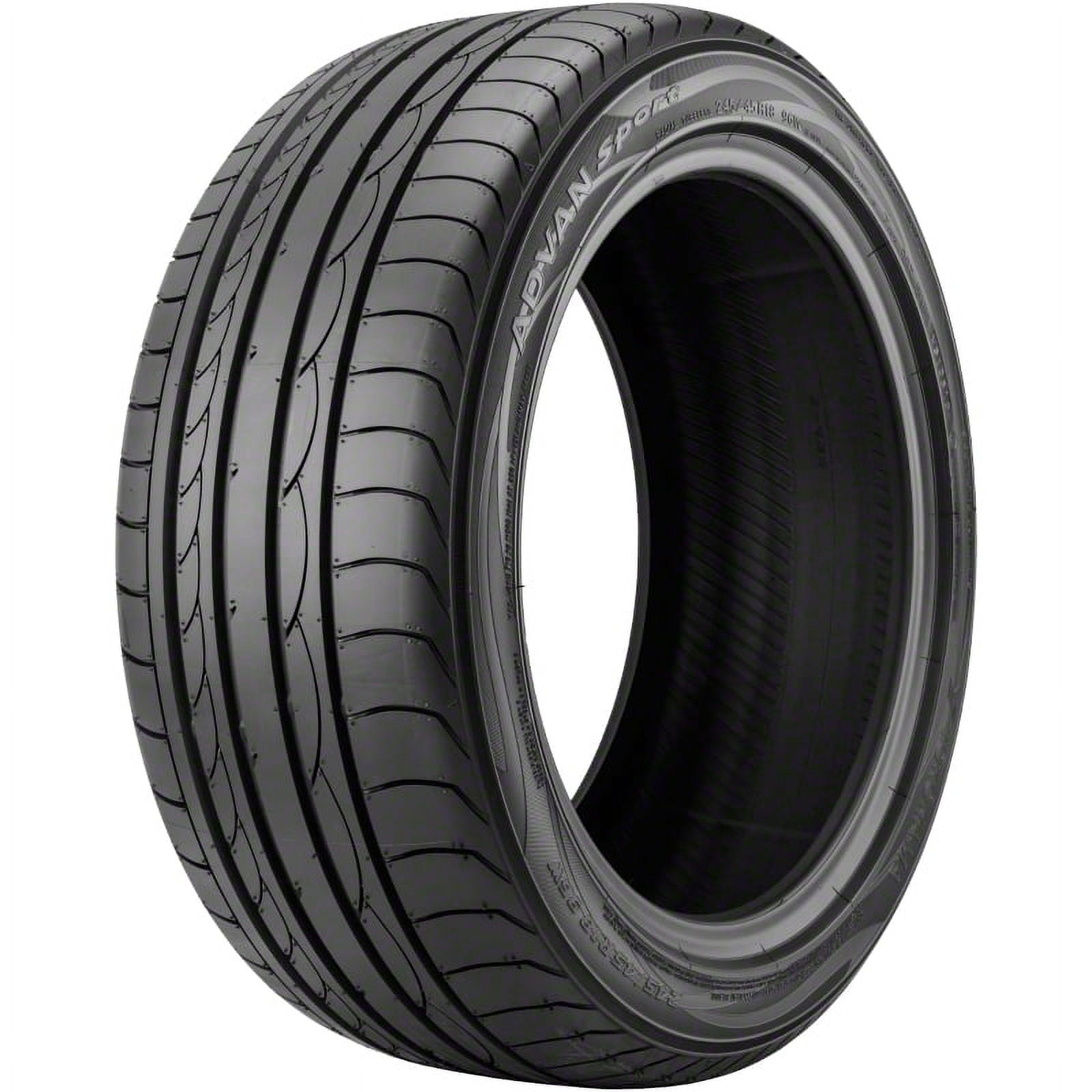 Yokohama ADVAN Sport V103 245/45R18 96W Passenger Tire Fits: 2016-23 Chevrolet Malibu LT, 2017-19 Mercedes-Benz E300 4Matic