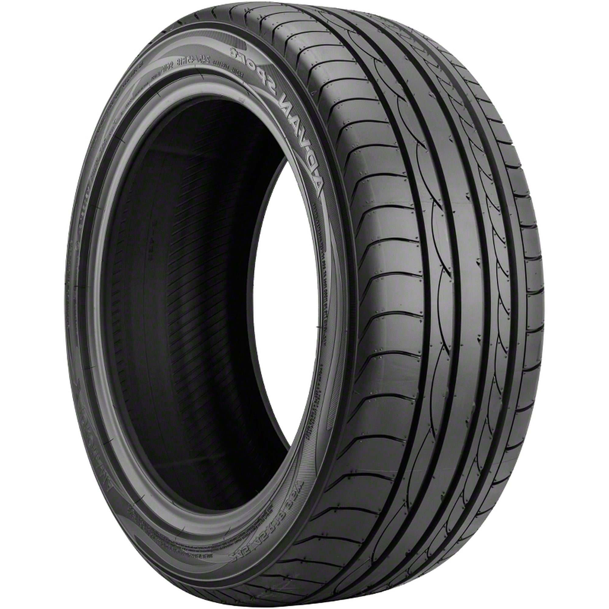 Yokohama ADVAN Sport V103 245/45R18 96W Passenger Tire Fits: 2016-23 Chevrolet Malibu LT, 2017-19 Mercedes-Benz E300 4Matic