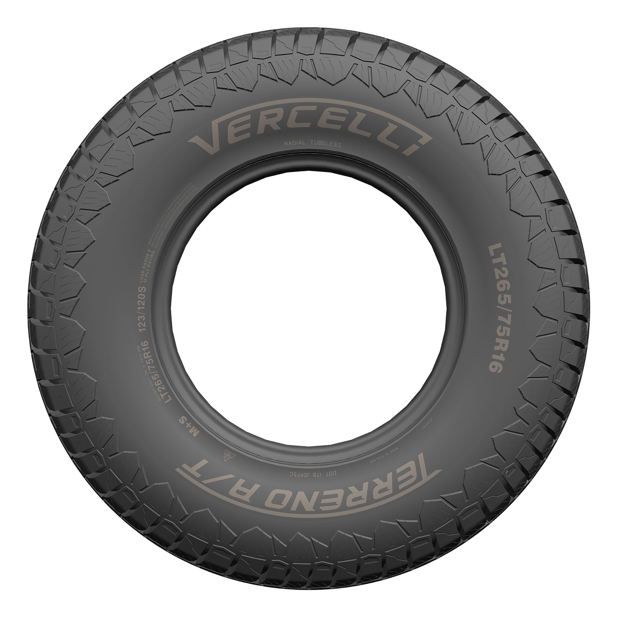 Vercelli Terreno A/T All Terrain LT285/70R17 121/118S E Light Truck Tire