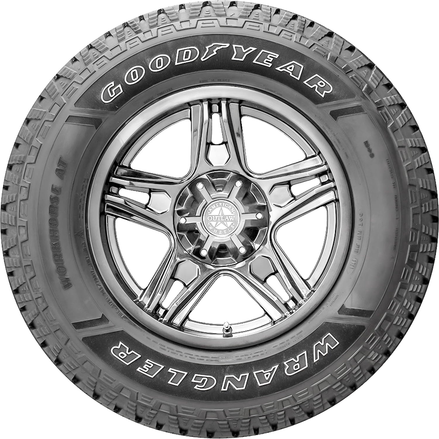 Goodyear Wrangler Workhorse AT All Terrain LT275/65R18 123/120S E Light Truck Tire