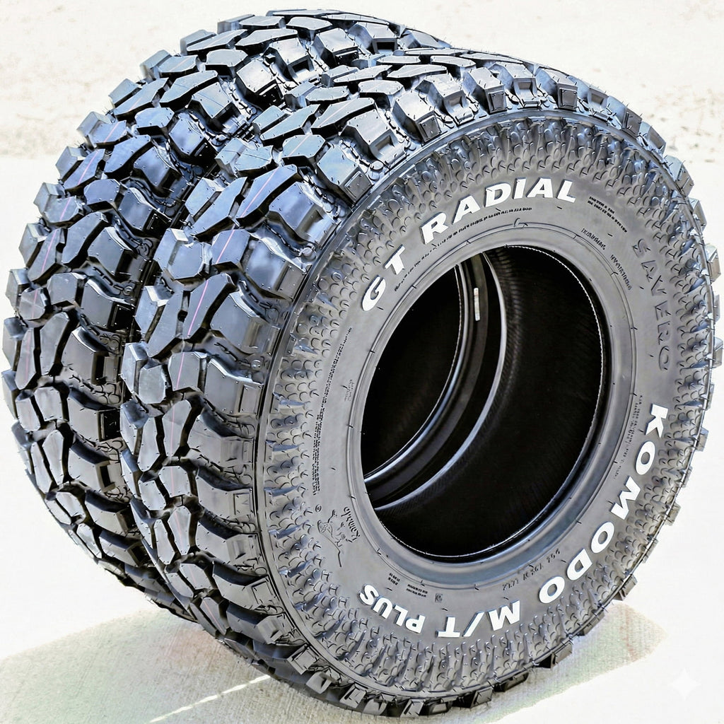 GT Radial Savero Komodo M/T Plus 33X12.50R15 108Q C 6 Ply mud Light Truck Tire
