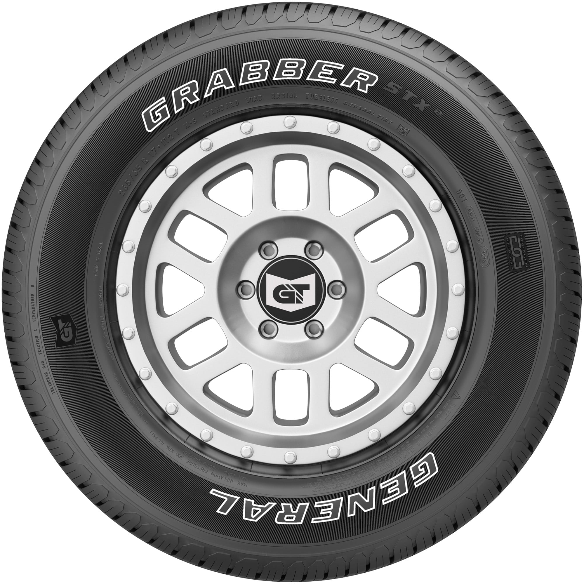General Tire GRABBER STX2 235/70R16 106T FR OWL Tire Fits: 2004-07 Honda Pilot EX-L, 2013 Ford Explorer Sport