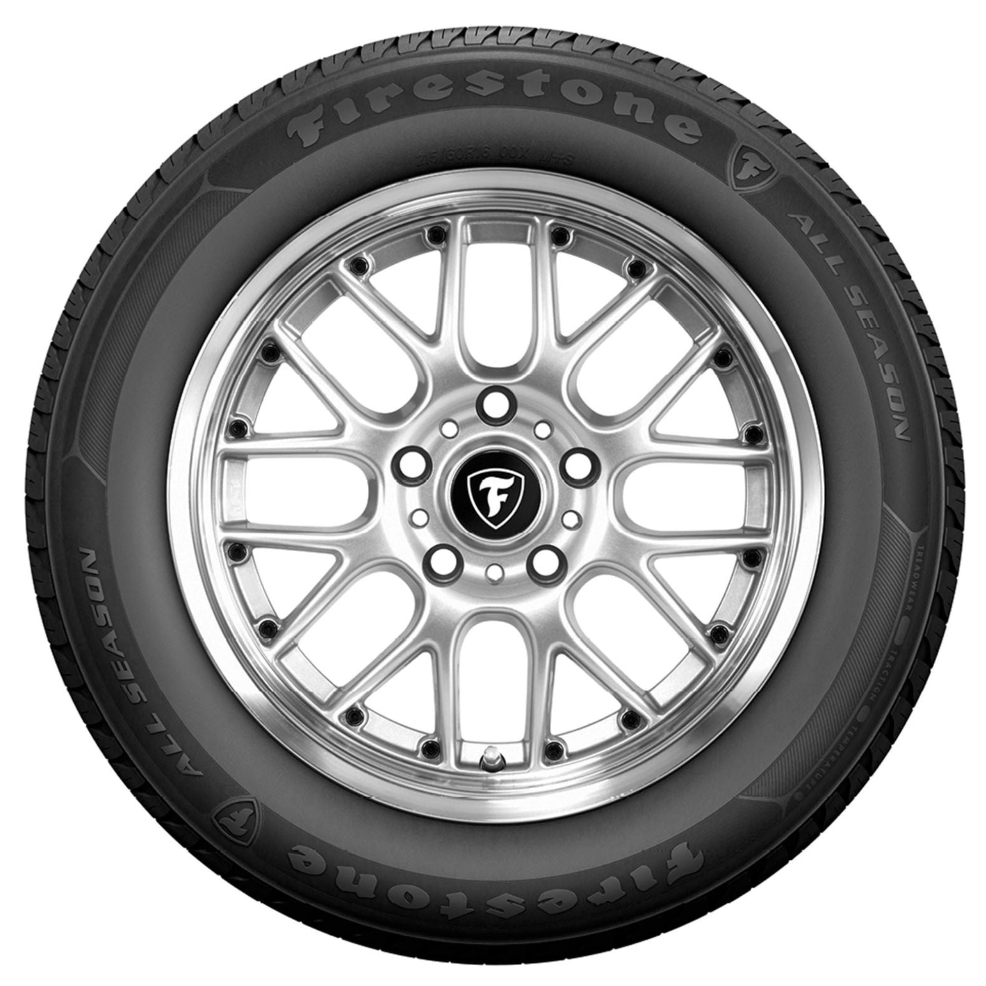 Firestone All Season 175/65R15 84 T Tire Fits: 2009-11 Honda Fit DX, 2013-15 Honda Fit DX