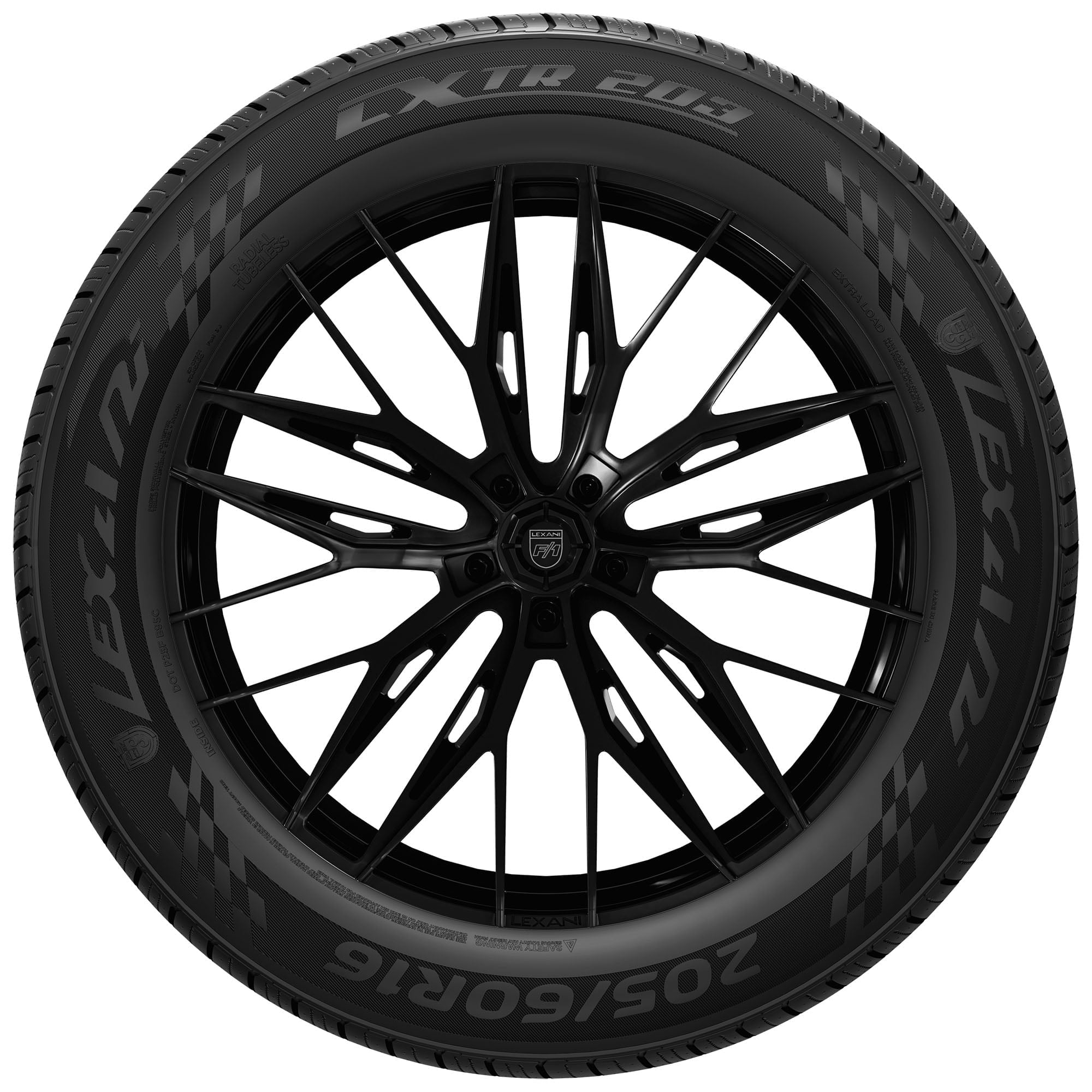 P225/65R16 Lexani LXTR-203 100H SL Black Wall Tire
