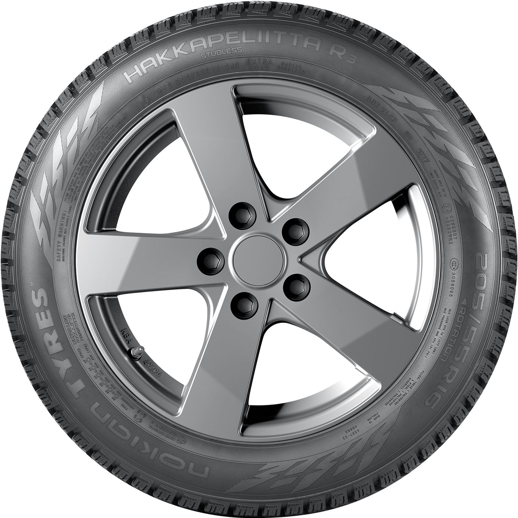 Nokian Hakkapeliitta R3 Winter 225/55R17 97R Passenger Tire