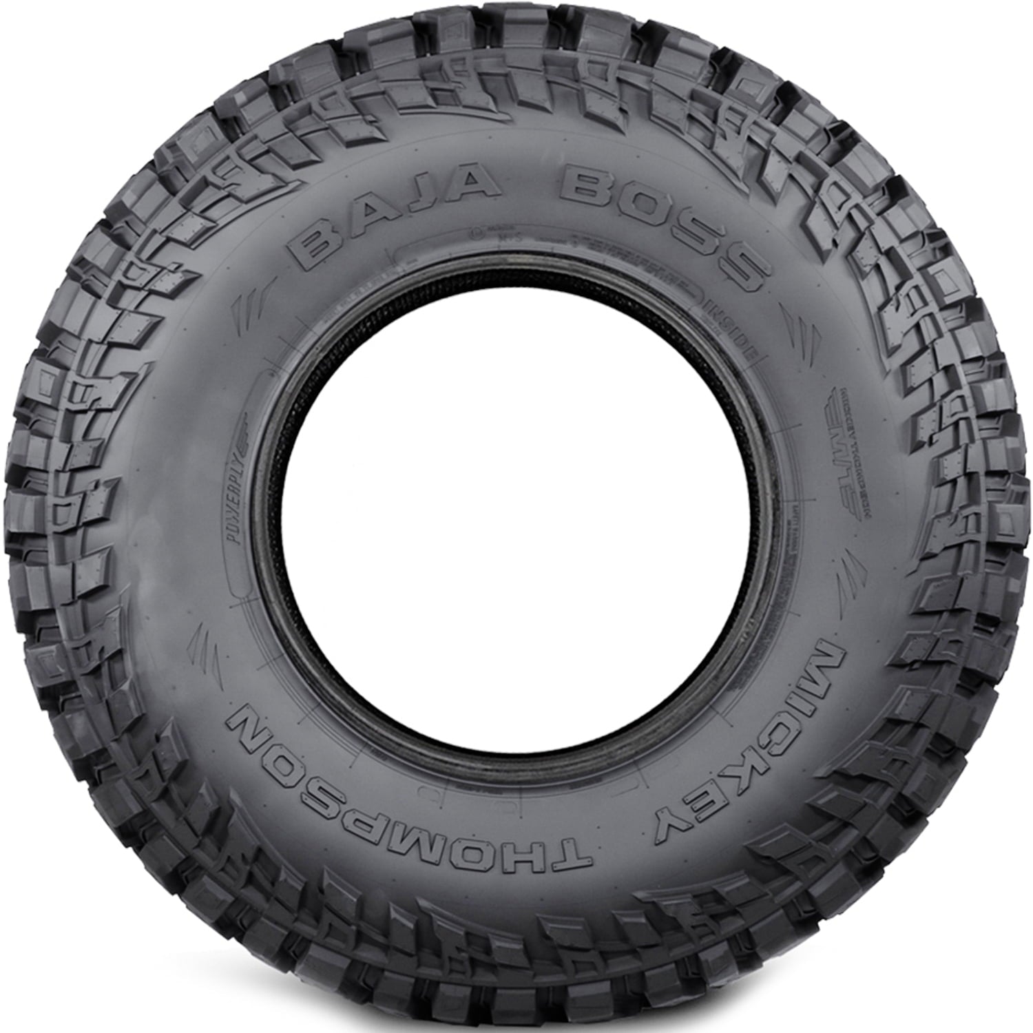 Mickey Thompson Baja Boss M/T Mud Terrain LT315/70R17 121/118Q E Light Truck Tire Fits: 2003-04 Hummer H1 Base