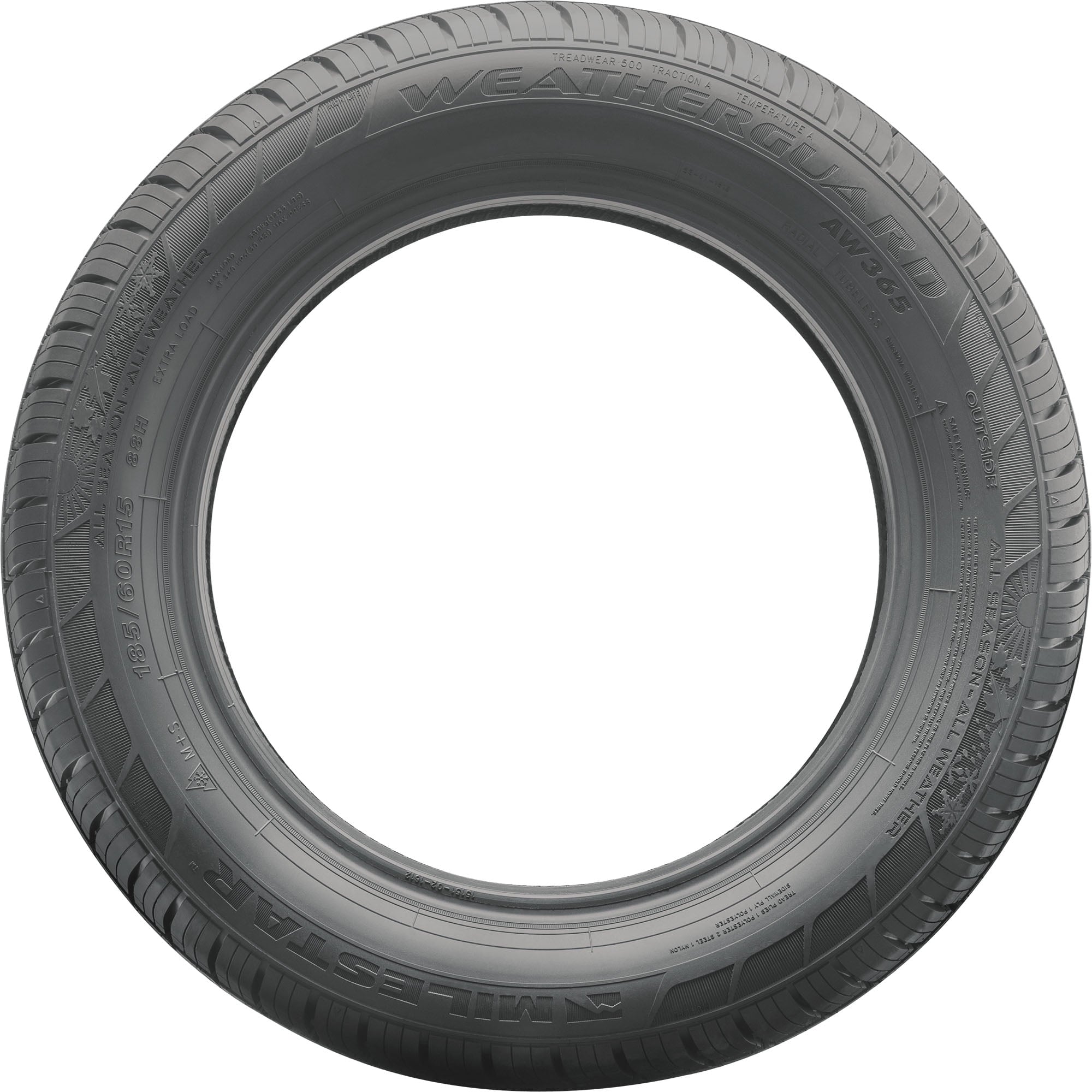 Milestar Weatherguard AW365 All Weather 195/65R15 95H XL Passenger Tire