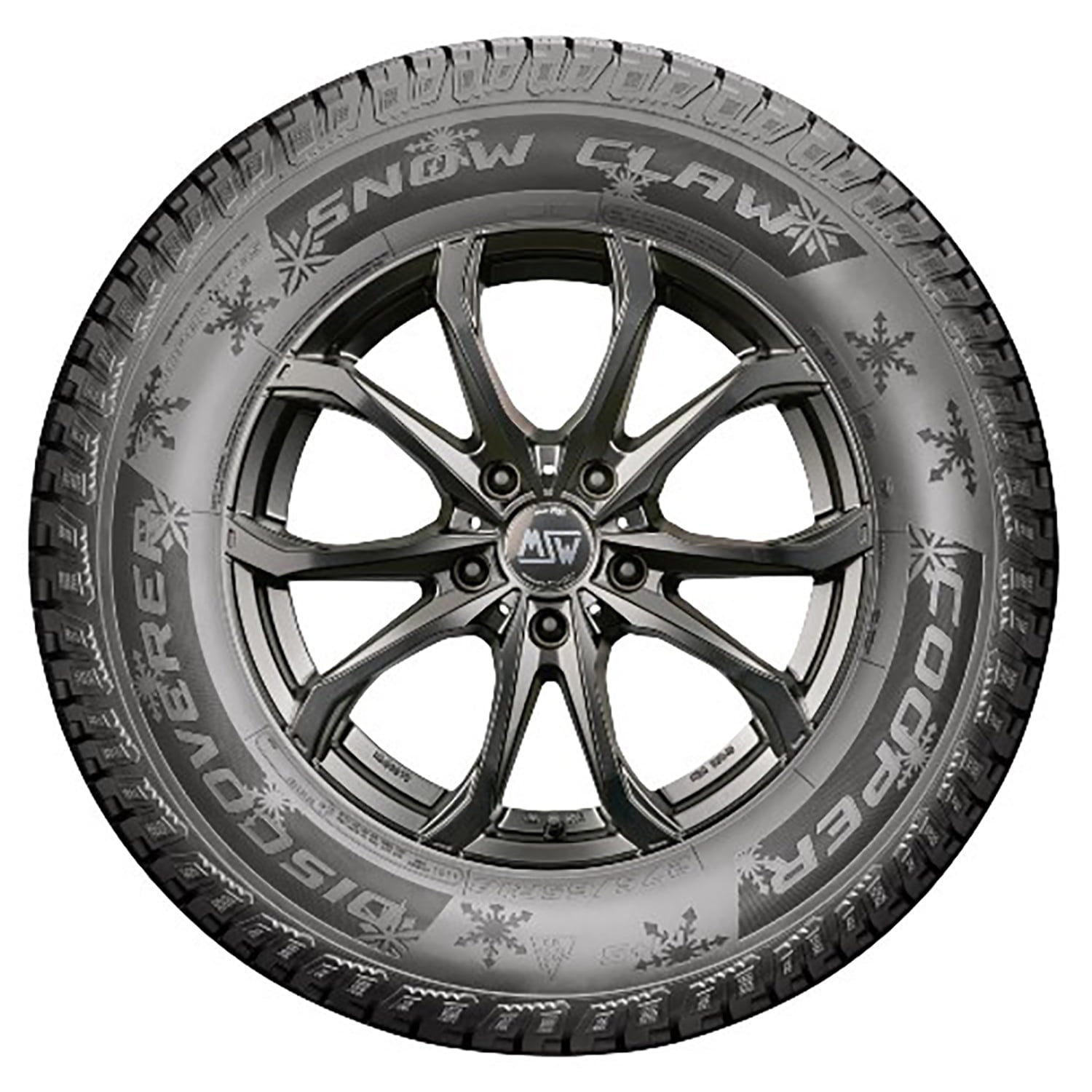 Cooper Discoverer Snow Claw Winter LT285/75R16 126/123R E Light Truck Tire Fits: 2006-08 Hummer H3 Base, 2009 Hummer H3 Championship Series