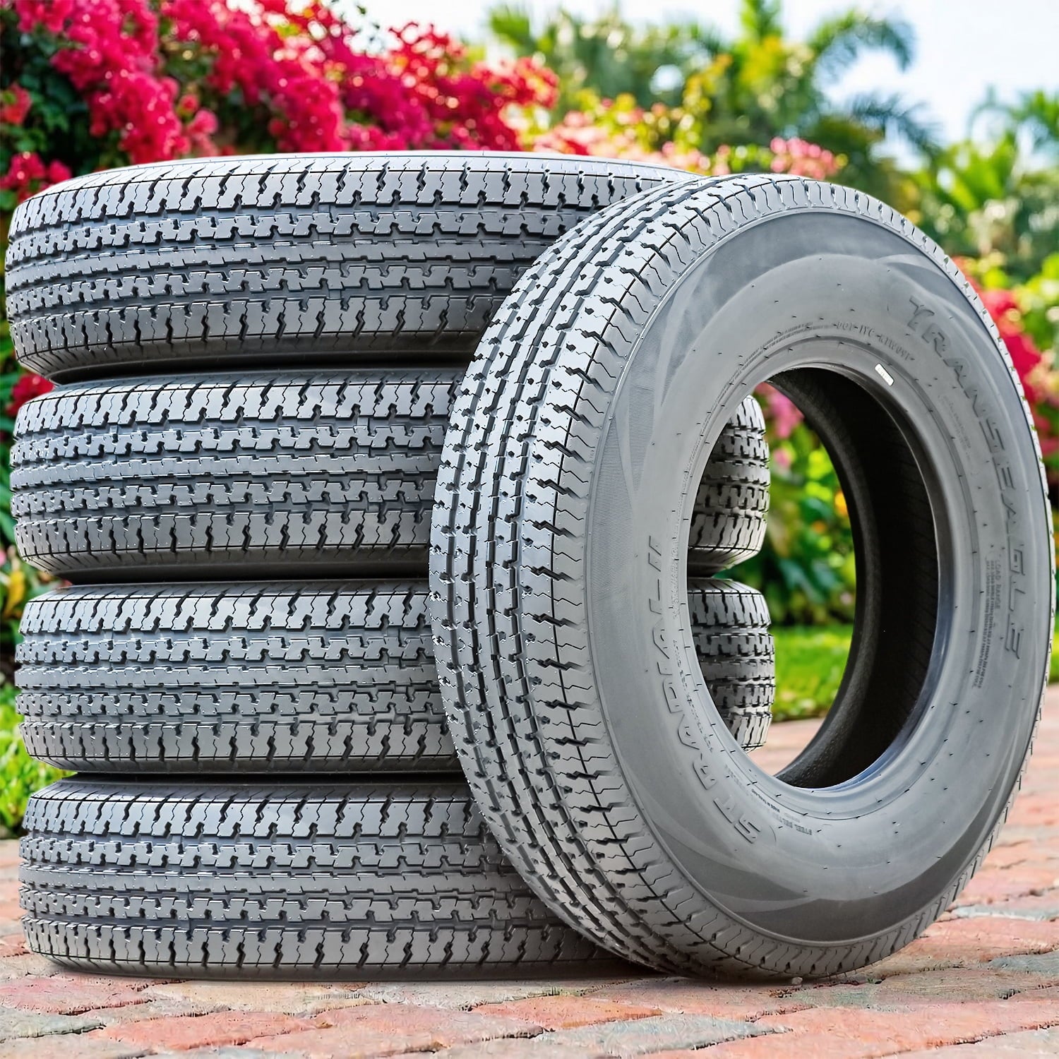 Transeagle ST Radial II Steel Belted ST205/75R15 205/75R15 111/106L E 10 Ply Trailer Tire