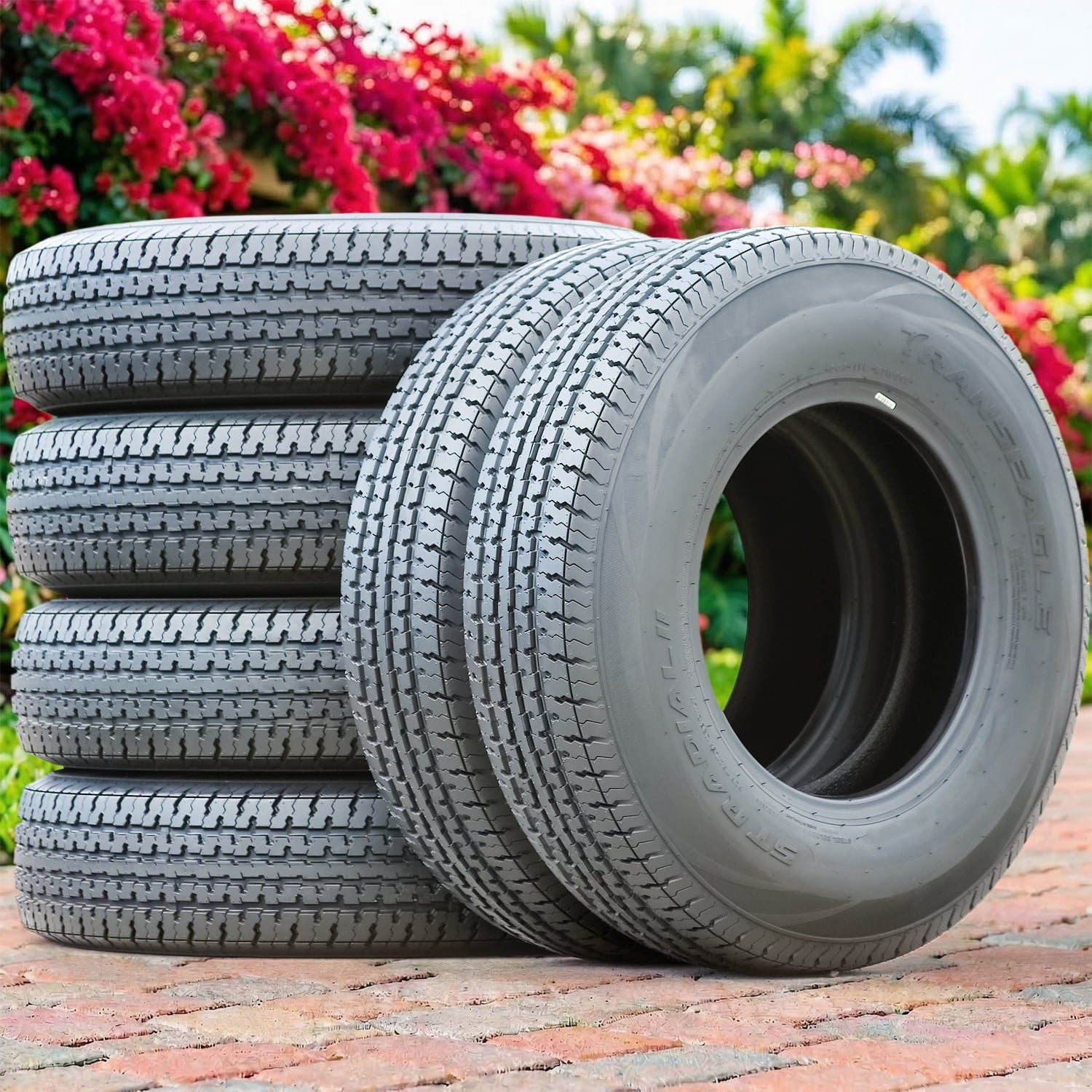 Transeagle ST Radial II Steel Belted ST205/75R15 205/75R15 111/106L E 10 Ply Trailer Tire