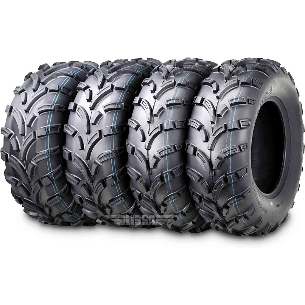 Wanda ATV/UTV Tires 25x8-12 Front & 25x10-12 Rear /6PR P373, Set 4