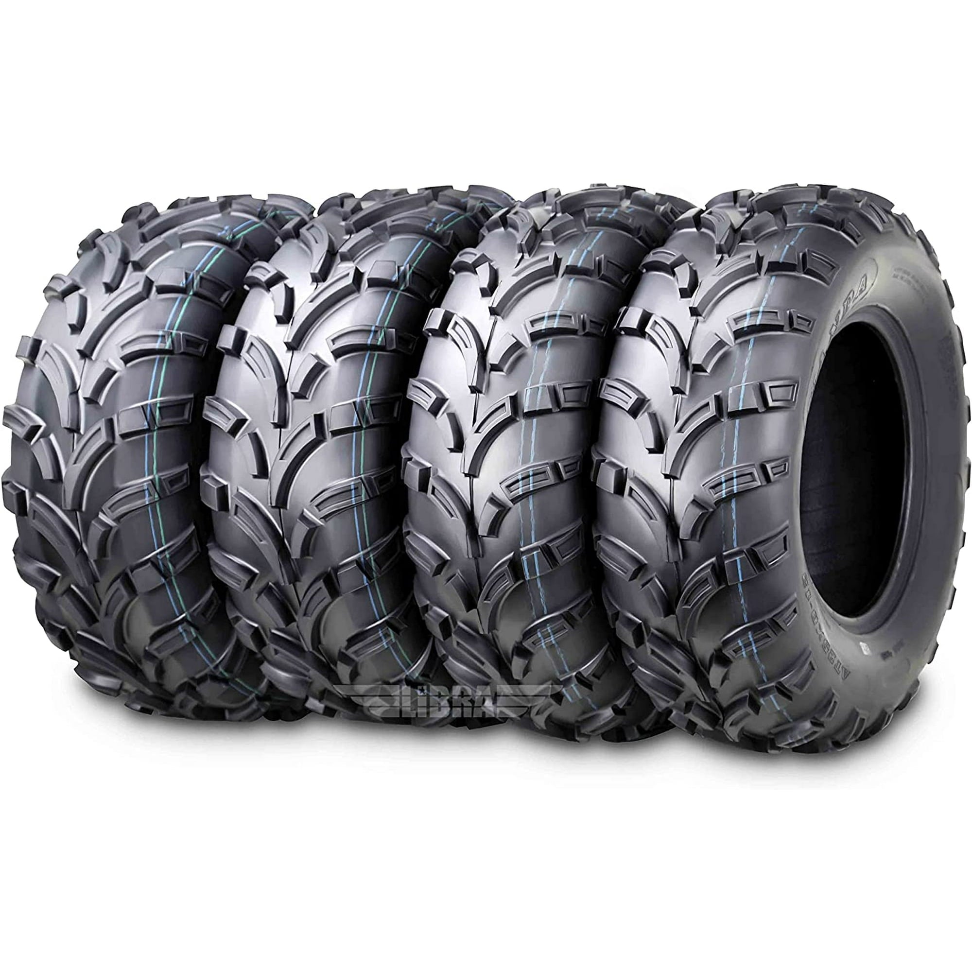 Wanda ATV/UTV Tires 25x8-12 Front & 25x10-12 Rear /6PR P373, Set 4