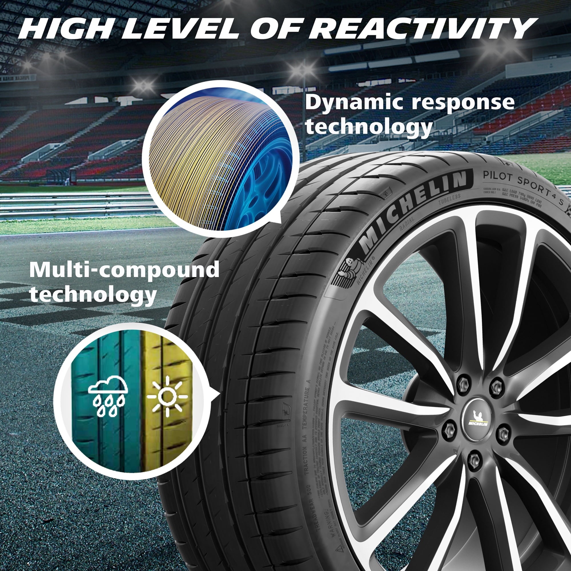 Michelin Pilot Sport 4S Performance 245/40ZR19 (98Y) XL Passenger Tire