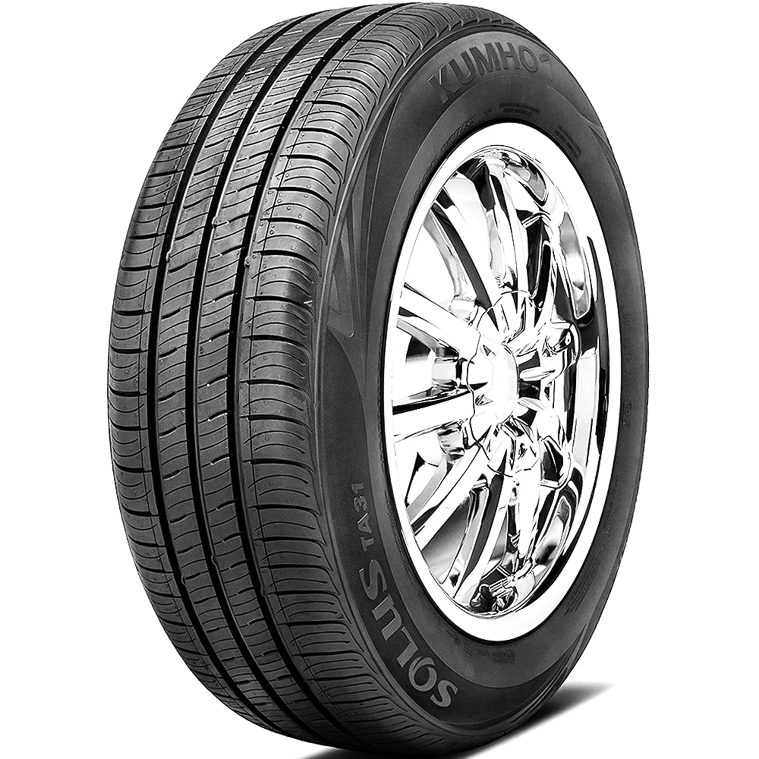 Kumho Tire Kumho Solus TA31 205/60R16 92H AS A/S All Season Tire Fits: 2015-17 Kia Soul LX, 2020-22 Nissan Sentra S Plus