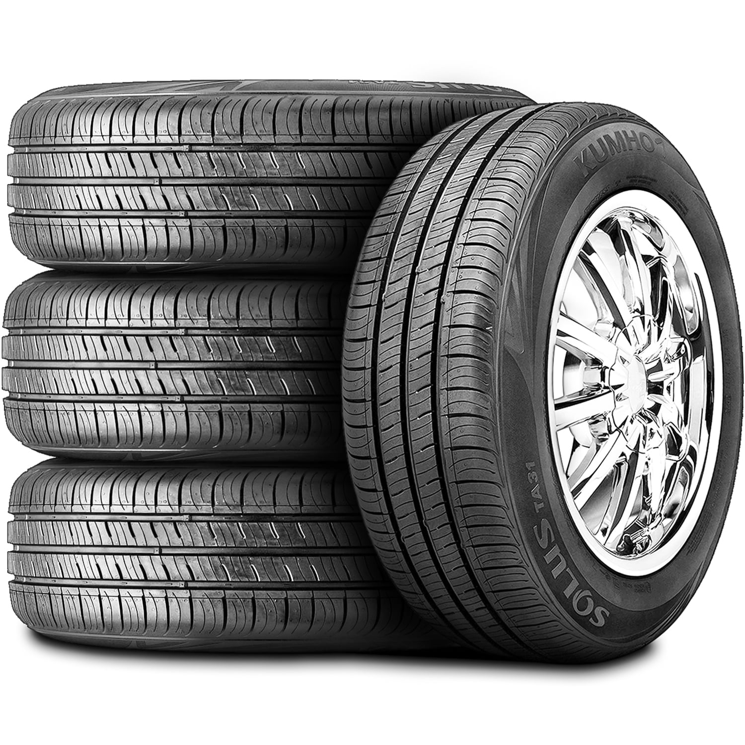 Kumho Tire Kumho Solus TA31 205/60R16 92H AS A/S All Season Tire Fits: 2015-17 Kia Soul LX, 2020-22 Nissan Sentra S Plus