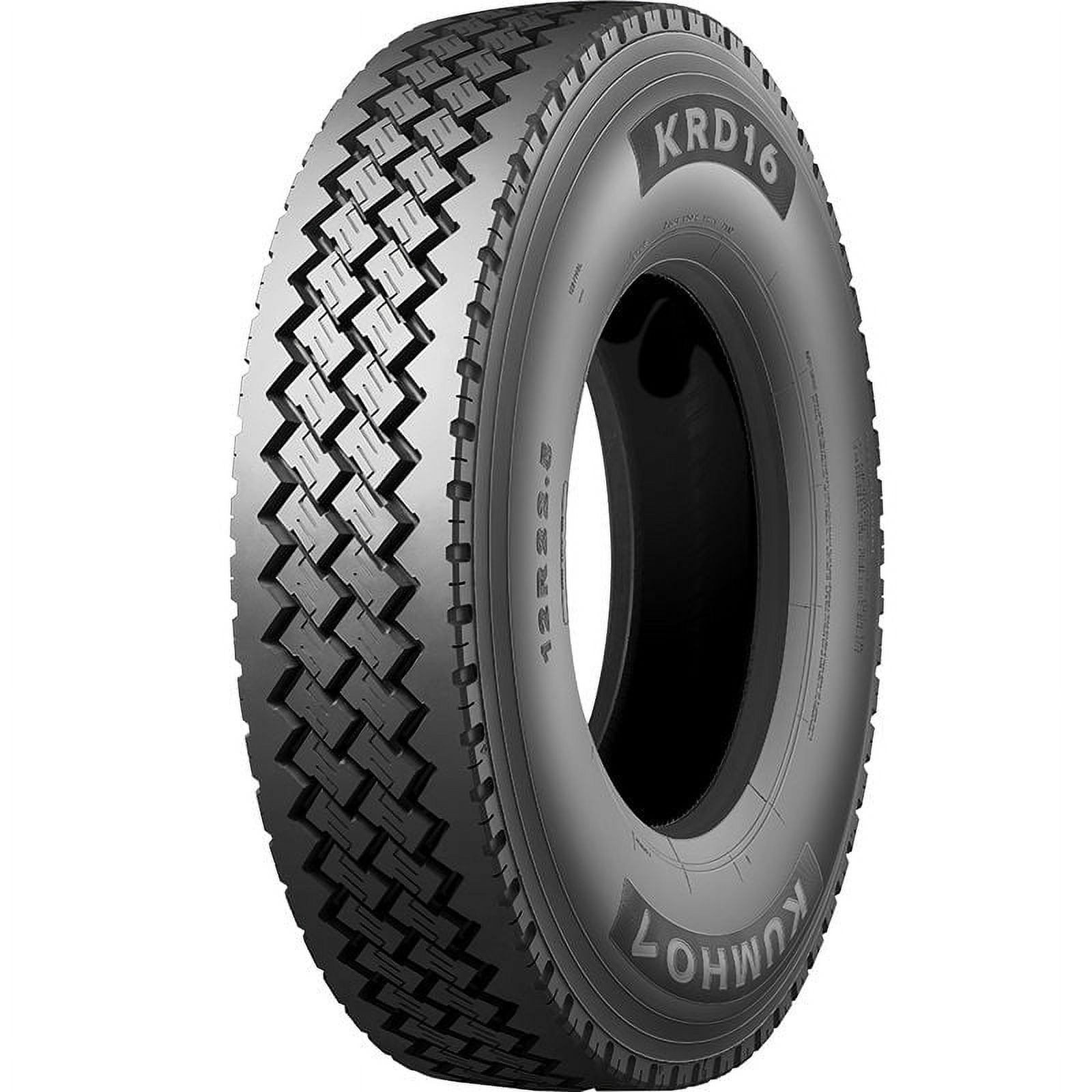 Kumho Tire Kumho KRD16 225/70R19.5 Tire with Deep Tread for Extended Wear
