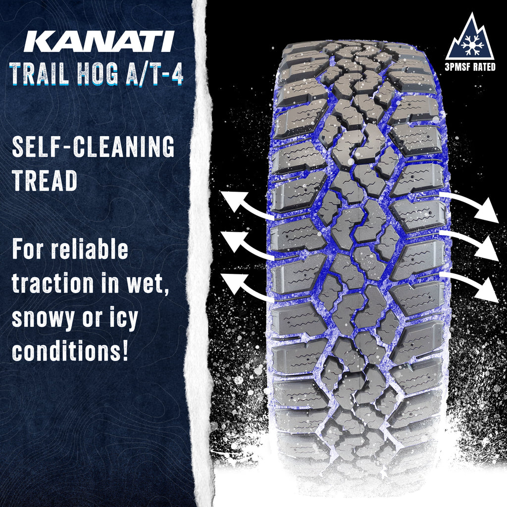 Kanati Tires Kanati Trail Hog A/T 4 LT305/55R20 E/10PLY Light Truck Tire