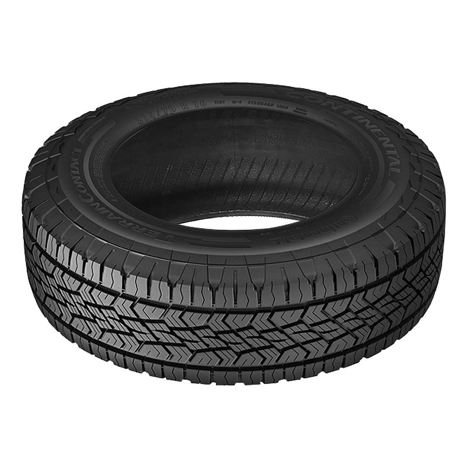 Continental LT245/70R17 119/116S LRE FR TerrainContact A/T OWL 10PR All-Terrain Tire Fits: 2015-18 Chevrolet Silverado 1500 SSV, 2010-13 Chevrolet Silverado 1500 XFE