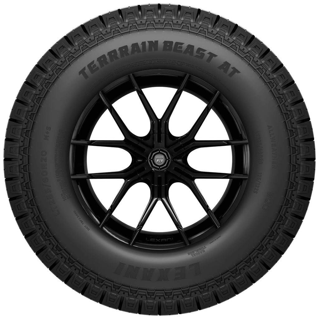 Lexani Terrain Beast AT LT265/70R16 E/10PLY BSW Fits: 2000-06 Toyota Tundra SR5, 2001-04 Ford F-150 Lariat