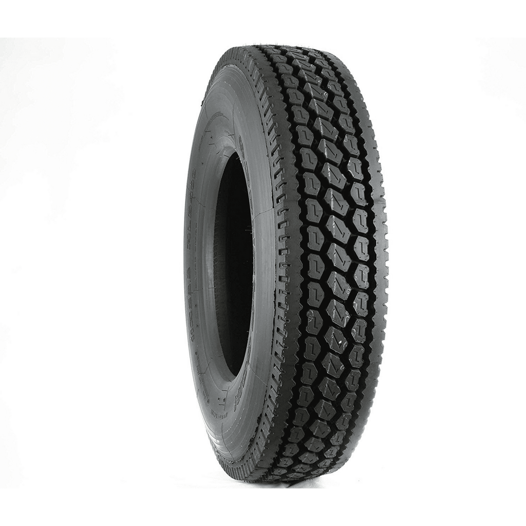 Double Coin RLB400 Closed Shoulder Drive-Position Commercial Radial Truck Tire - 11R24.5 16 ply