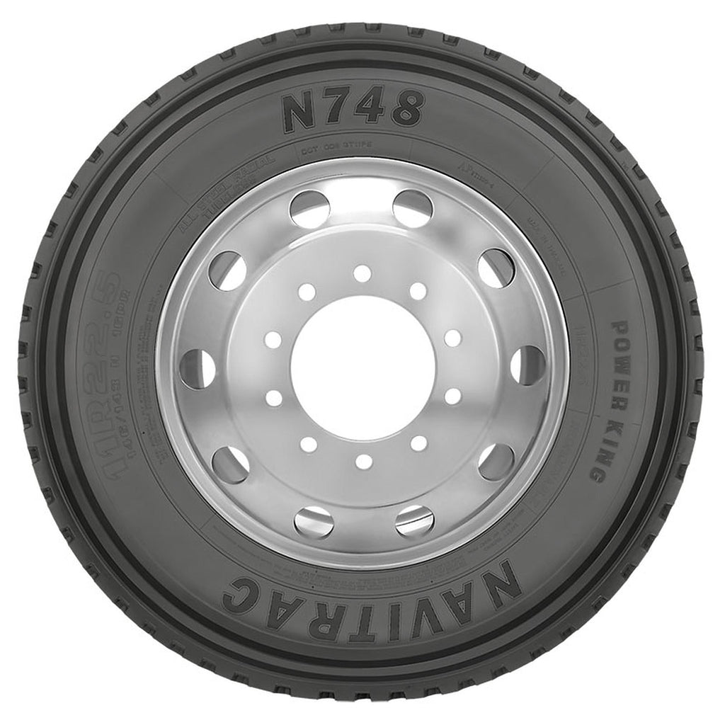 Power King Navitrac N748 255/70R22.5 140/137M H Commercial Tire