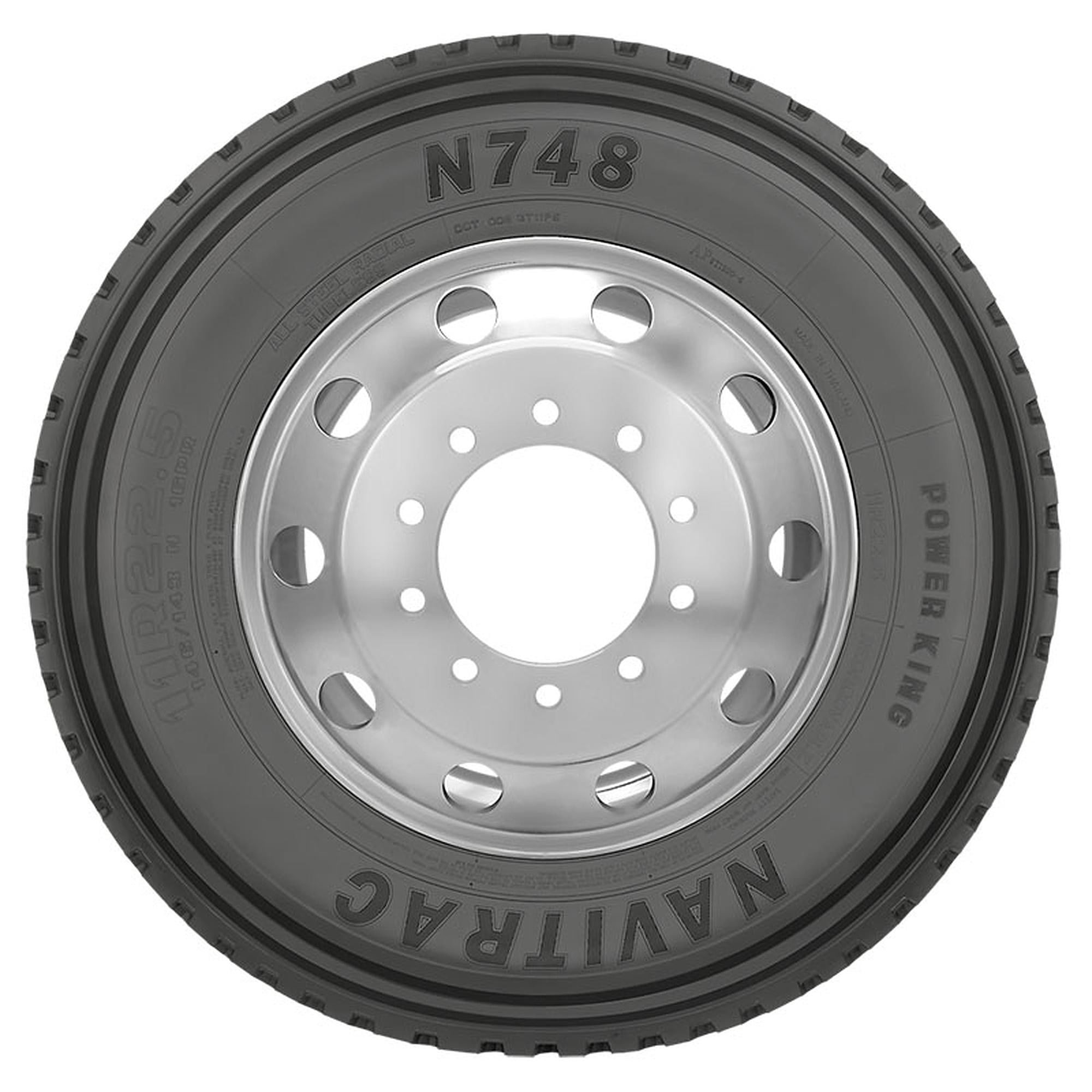 Power King Navitrac N748 255/70R22.5 140/137M H Commercial Tire
