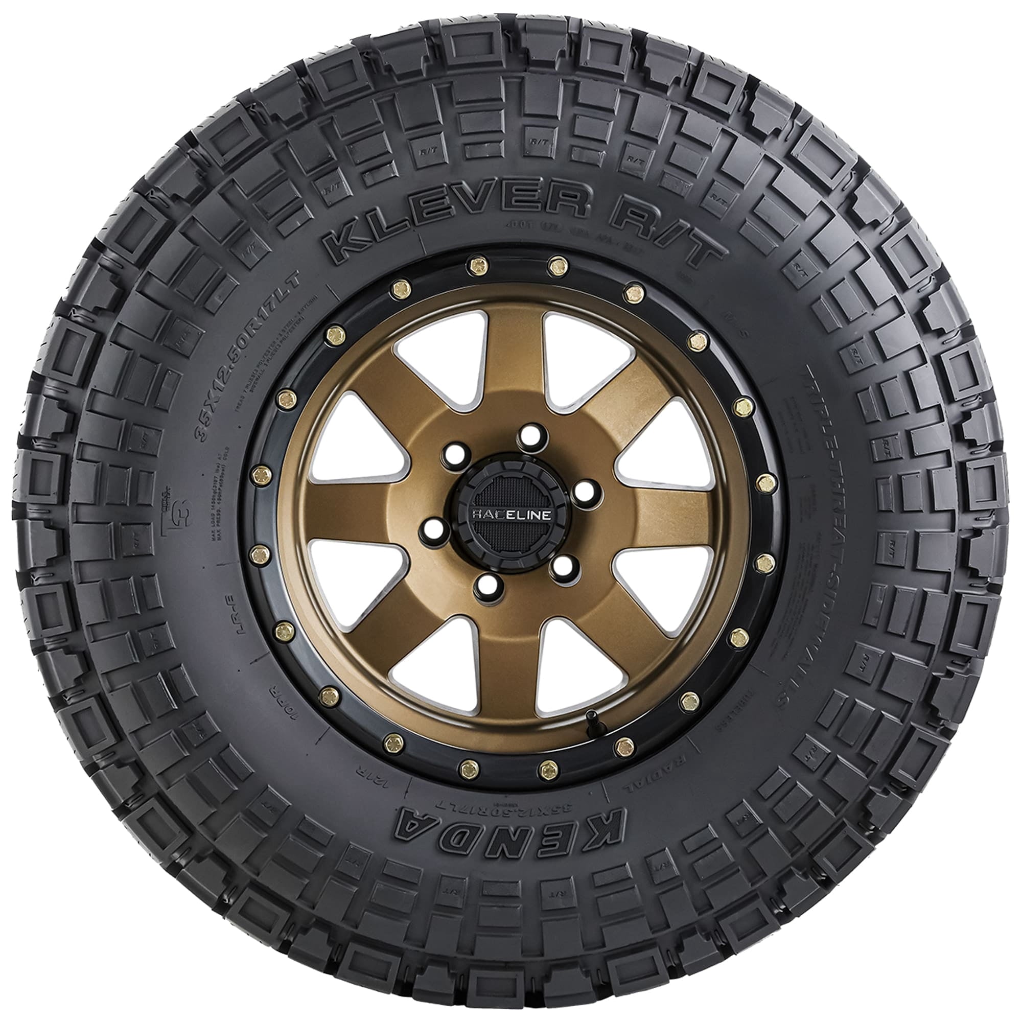 Kenda Klever R/T KR601 Rugged Terrain LT33X12.50R18 122R F Light Truck Tire