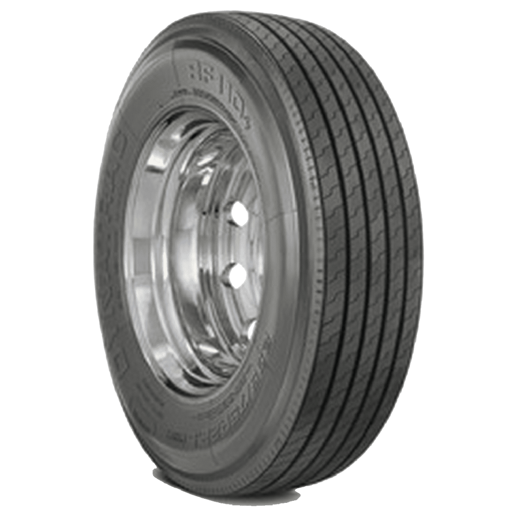 1 285/75R24.5/14 Dynatrac RF110+ 144M tire.